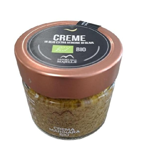 Sapori della Majella - Bio krém ze zelených oliv s česnekem v e.v.o. oleji 160 g