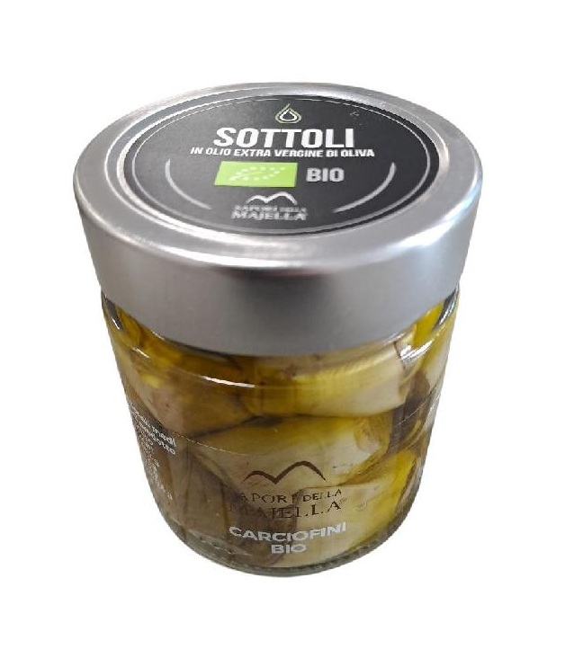 Sapori della Majella - Bio Artičoky s vinným octem v e.v.o. oleji 230 g
