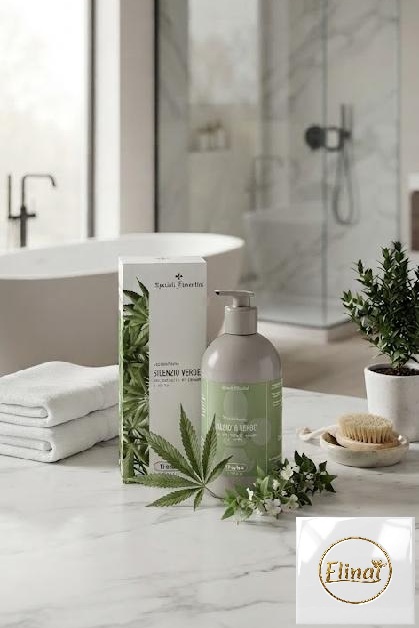 Derbe ZELENÉ TICHO - Koupelový a sprchový gel s vůní konopí a myrty 250 ml