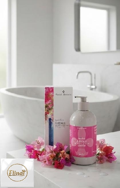 Derbe KVĚTY - Koupelový a sprchový gel s vůní a výtažkem Bugénviley 250 ml