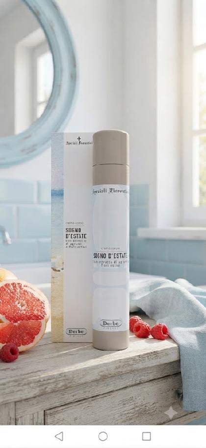 Derbe LETNÍ SEN - Tělový krém s vůní Maliny a Grepu 100 ml