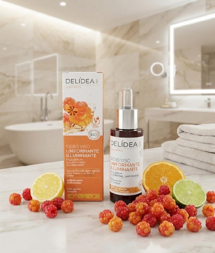 DELIDEA Bio Arktická Malina - rozjasňující sérum na obličej 30 ml