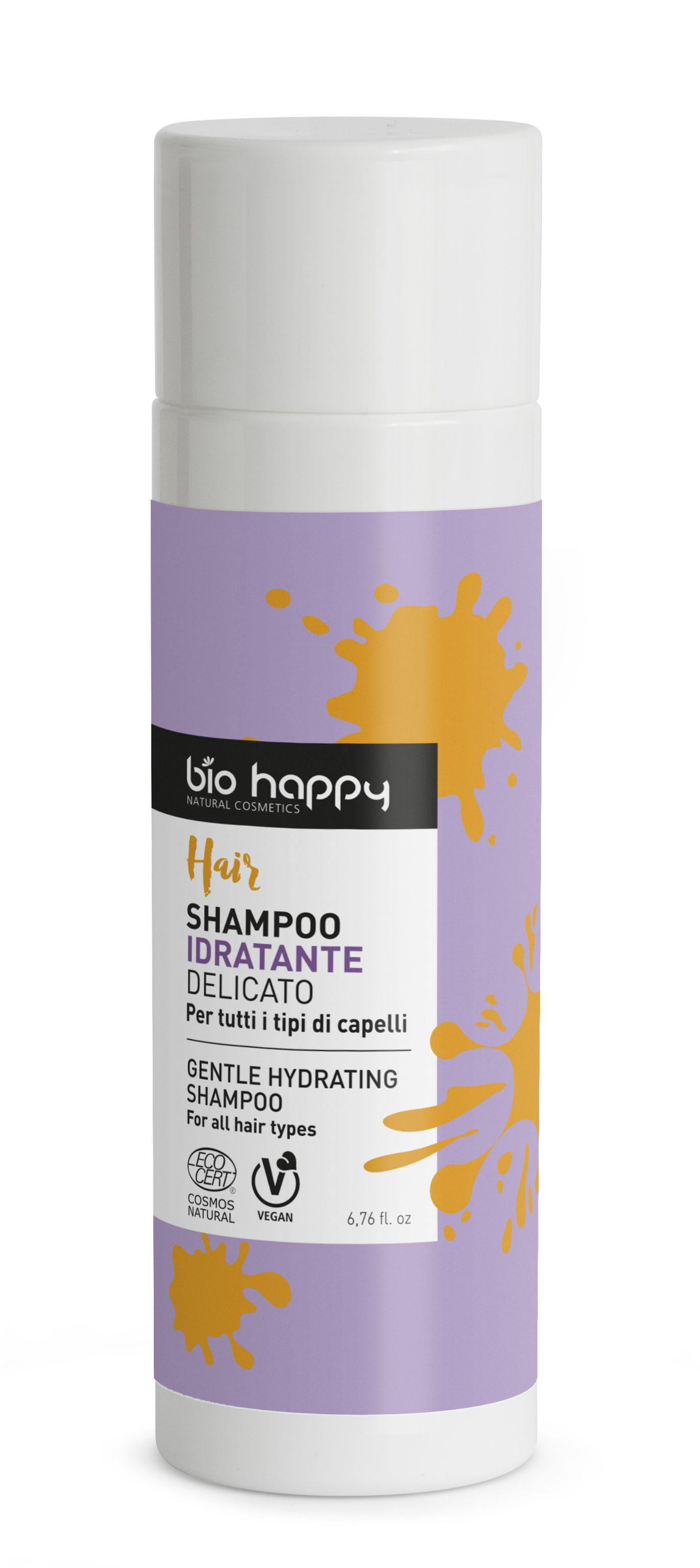 bio happy - Bio hydratační delikátní šampon na všechny typy vlasů 200 ml