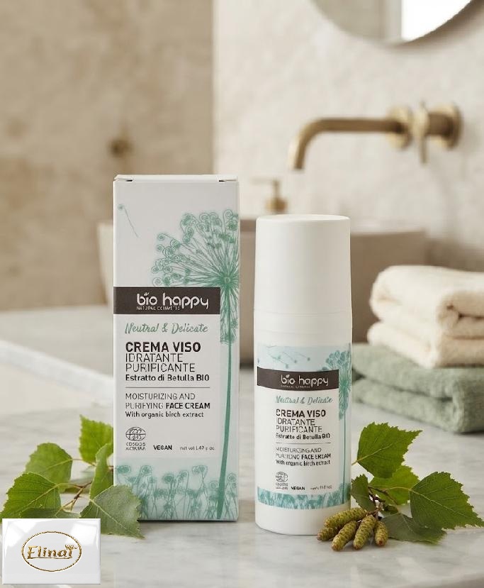 bio happy - Hydratační purifikační krém na obličej s bio výtažkem břízy 50 ml