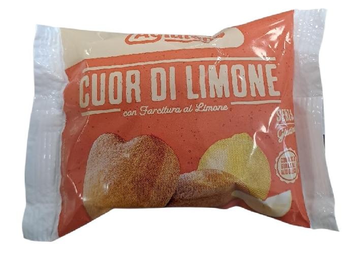 Agluten - nové piškotové srdíčko s citronovou náplní bez lepku a laktózy 37,5 g