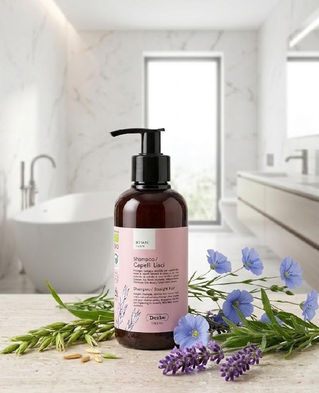 Derbe - Bio šampon na rovné vlasy 200 ml
