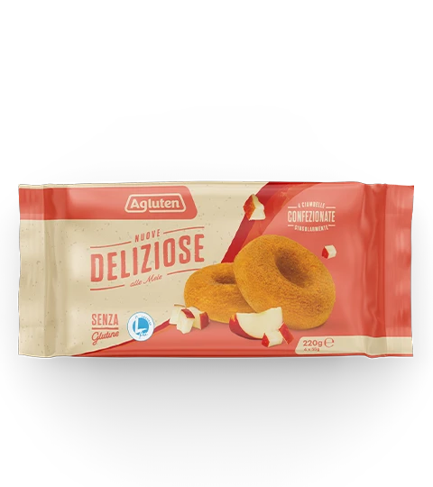 Agluten - nový Jablečný kroužek bez lepku a laktózy 55 g