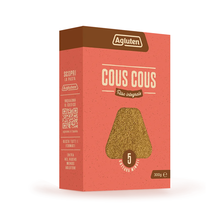 Agluten - Celozrnný rýžový kuskus bez lepku 300 g