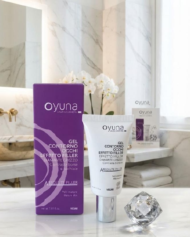 Oyuna - Bio gel kolem očí se surovým diamantem s vyhlazujícím efektem 30 ml