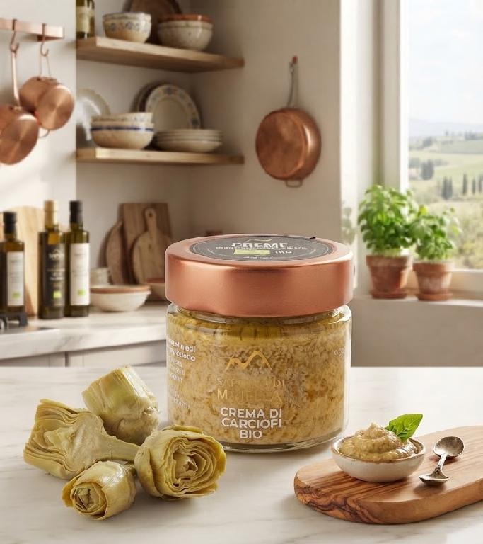 Sapori della Majella - Bio artičokový krém v e.v.o. oleji 160 g
