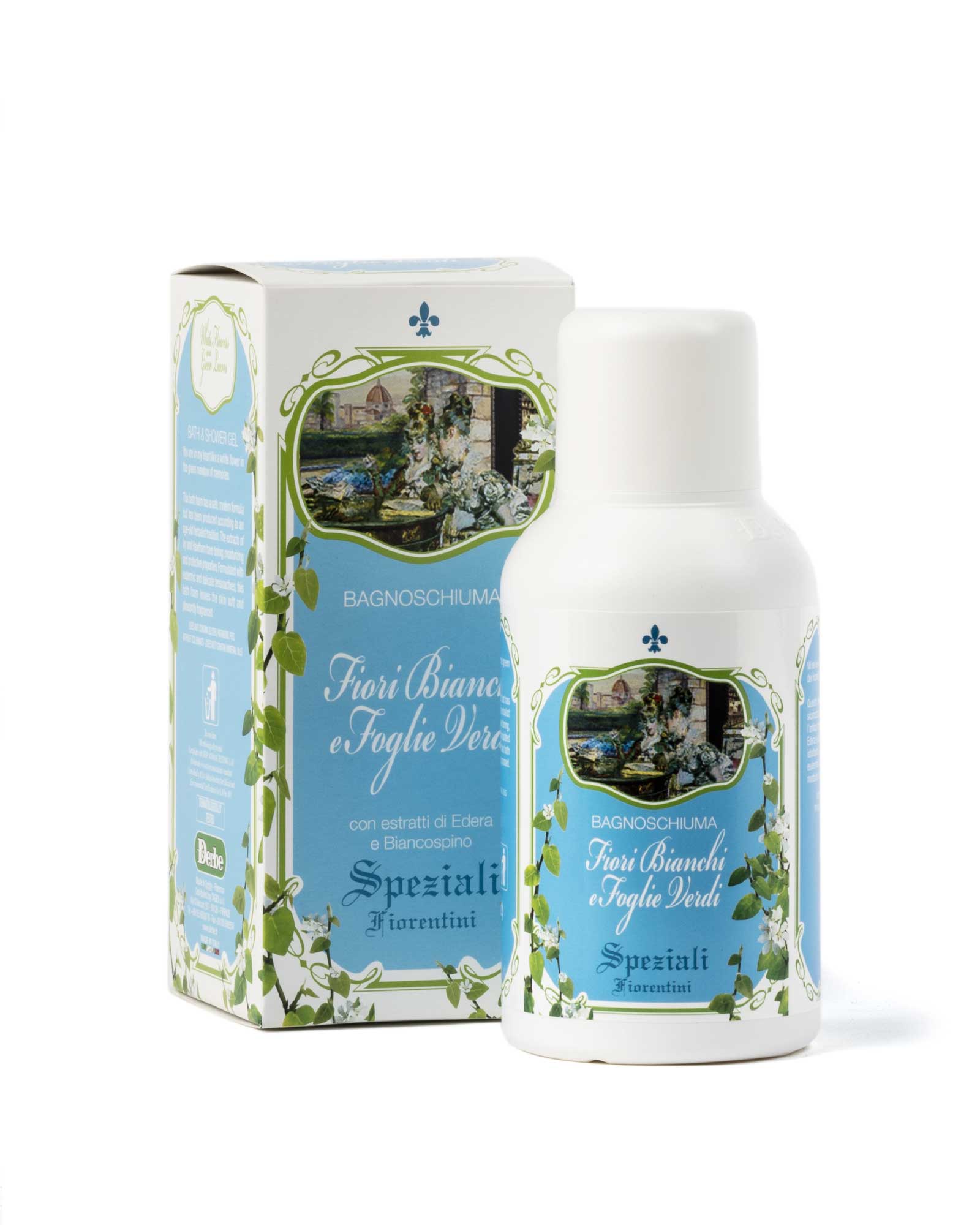Speziali Fiorentini - Koupelový a sprchový gel s vůní bílých květů a zelených lístků 250 ml