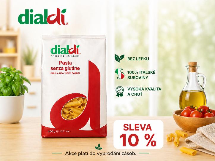 Dialcos Dialdi - Penne rýžovo-kukuřičné těstoviny bez lepku 500 g