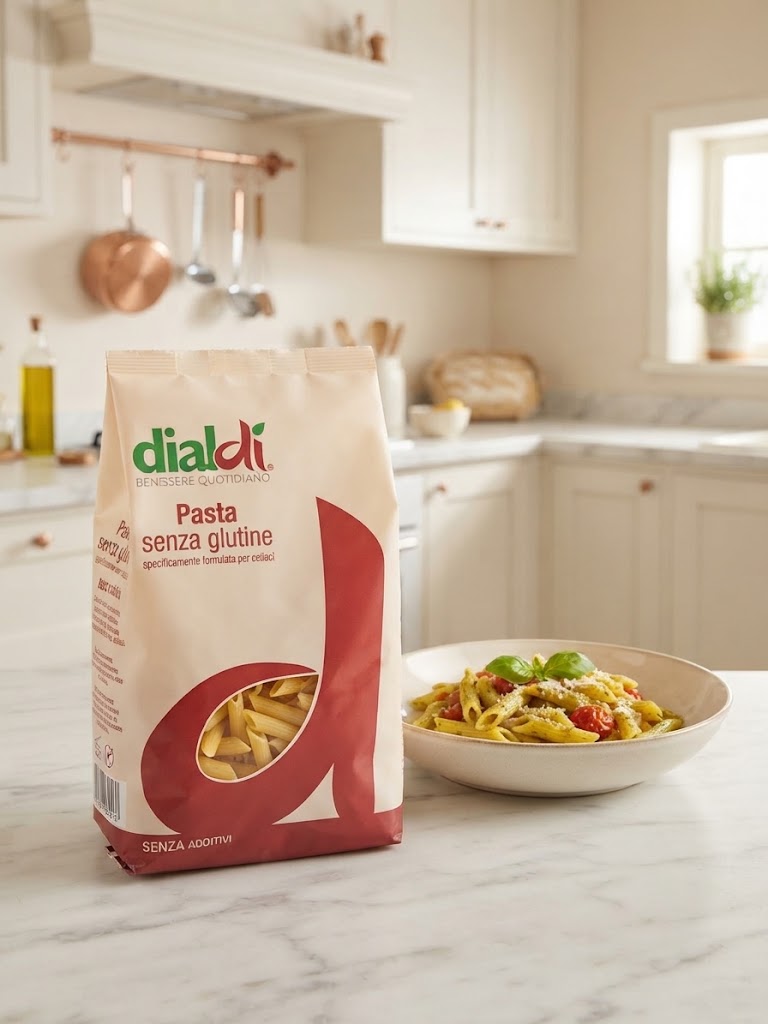 Dialcos - Dialdi Penne rýžovo-kukuřičné těstoviny bez lepku 500 g