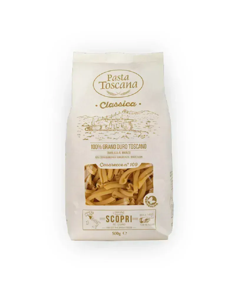 Pasta Toscana Classica Casarecce n°109 100 % toskánské semolinové těstoviny 500 g