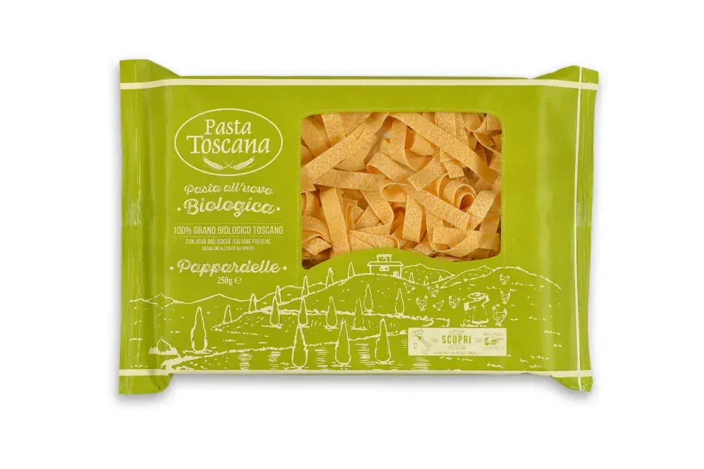 Pasta Toscana - BIO Vaječné toskánské semolinové Pappardelle 250 g