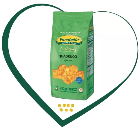 Farabella Le Pastine QUADRUCCI kukuřično-rýžové těstovinky bez lepku 250 g