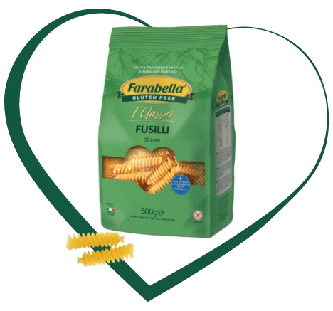 Farabella I Classici FUSILLI kukuřično-rýžové těstoviny bez lepku 500 g