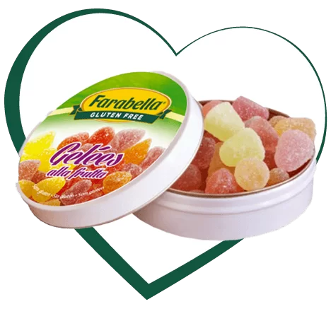 Farabella - Želé ovocné bonbóny bez lepku 40 g