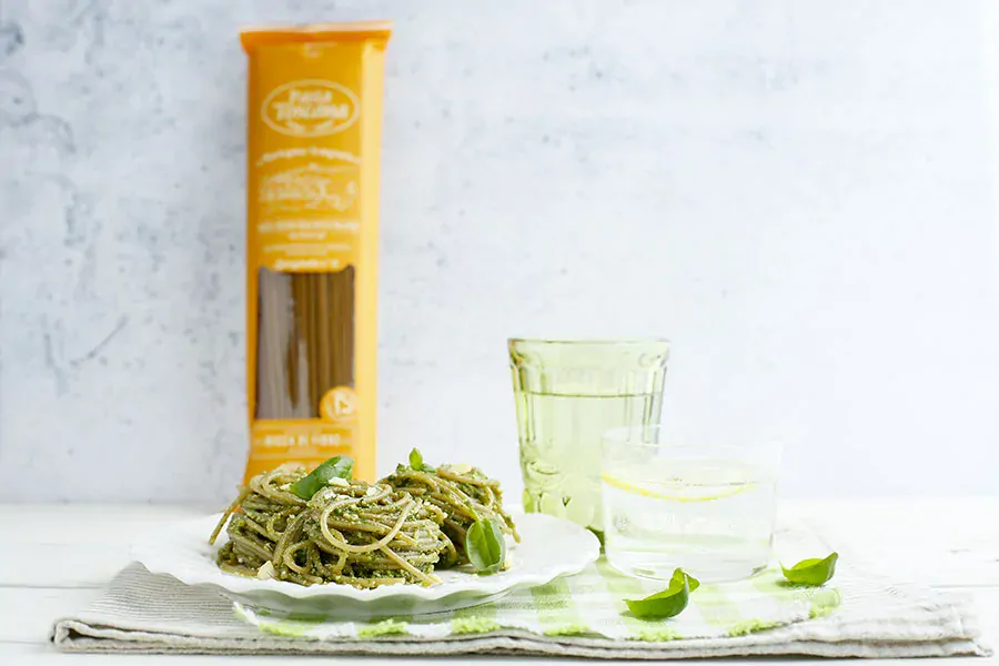 Pasta Toscana - Bio Spaghetti n°6  100 % toskánské celozrnné semolinové těstoviny s omega3  500 g
